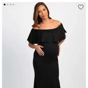 Pink blush mermaid maternity gown. Only worn once.